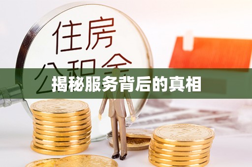 兰西揭秘服务背后的真相