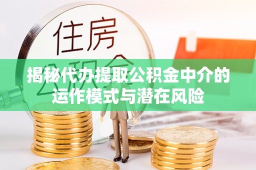 兰西揭秘代办提取公积金中介的运作模式与潜在风险