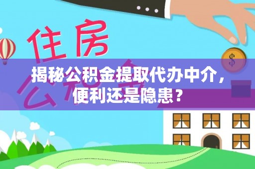 兰西揭秘公积金提取代办中介，便利还是隐患？
