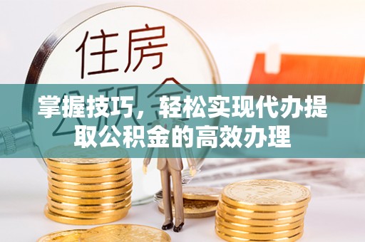 兰西掌握技巧，轻松实现代办提取公积金的高效办理