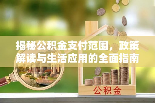 兰西揭秘公积金支付范围，政策解读与生活应用的全面指南