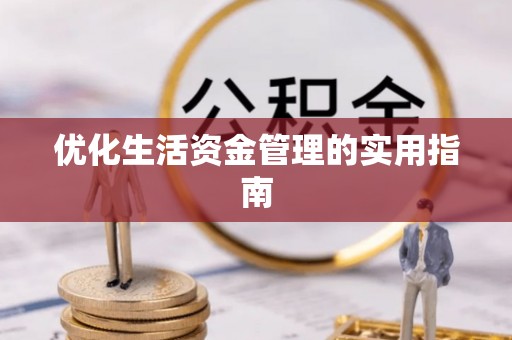 兰西优化生活资金管理的实用指南